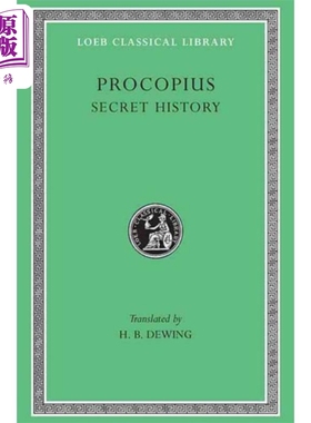 预售 普罗科匹厄斯 秘史 希腊语 英文双语 英文原版 The Anecdota or Secret History Procopius【中商原版】