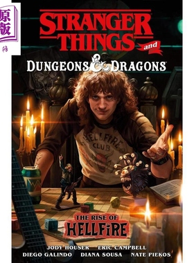预售 怪奇物语和龙与地下城 地狱火崛起 迷你漫画 英文原版 Stranger Things and Dungeons Dragons Jody Houser【中商原版】