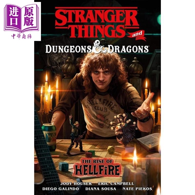 预售 怪奇物语和龙与地下城 地狱火崛起 迷你漫画 英文原版 Stranger Things and Dungeons Dragons Jody Houser【中商原版】