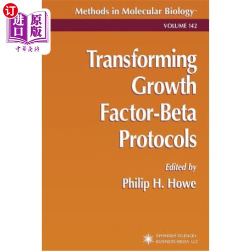 海外直订Transforming Growth Factor-Beta Protocols 转化生长因子β协议