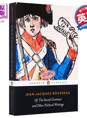 卢梭 社会契约论 Social Contract Political Writings【中商原版】 Jean-Jacques Rousseau 英文原版