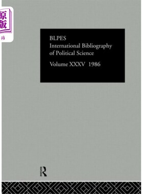 海外直订IBSS: Political Science: 1986 Volume 35 IBSS:政治学:1986年第35卷