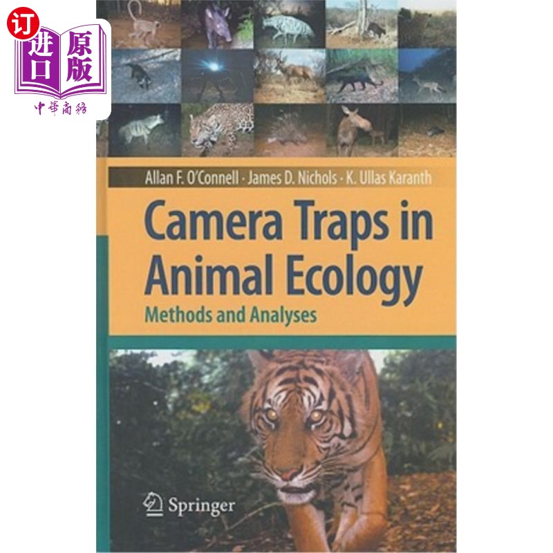 海外直订Camera Traps in Animal Ecology: Methods and Analyses 动物生态学中的相机陷阱:方法与分析