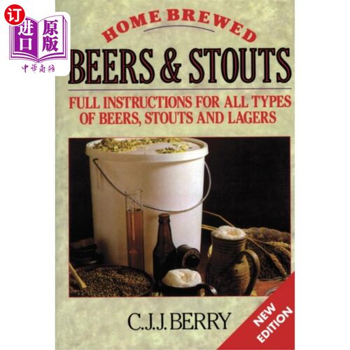 海外直订Home Brewed Beers and Stouts 家庭酿造啤酒和黑啤