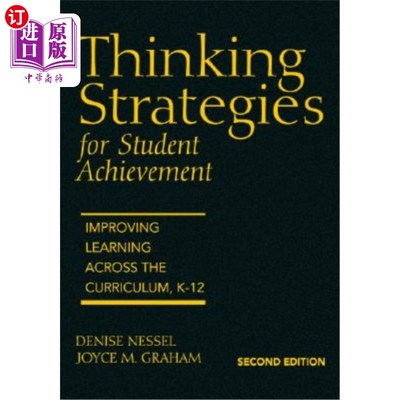 海外直订Thinking Strategies for Student Achievement: Improving Learning Across the Curri 学生成绩的思考策略:提高K-1