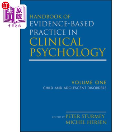 海外直订医药图书Handbook of Evidence-Based Practice in Clinical Psychology, Child and Adolescent 临床心理学、儿童和