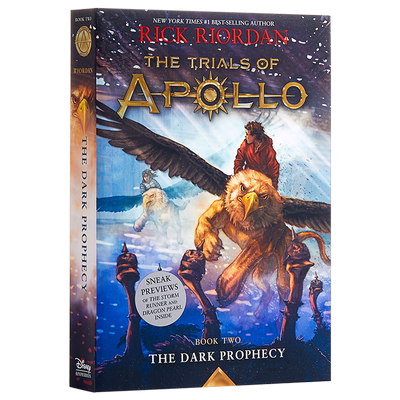 现货 【中商原版】阿波罗的审判2 英文原版 The Trials of Apollo #2：The Dark Prophecy 奇幻小说 Rick Riordan