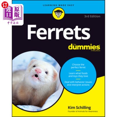 海外直订Ferrets for Dummies 雪貂给傻瓜