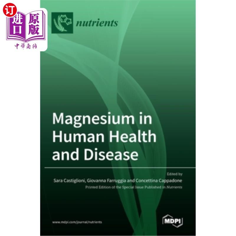 海外直订医药图书Magnesium in Human Health and Disease 镁在人类健康和疾病中的作用