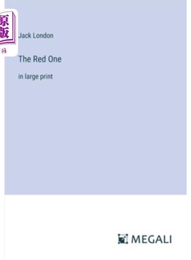 海外直订The Red One: in large print 红色的：大号字体