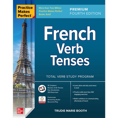 熟能生巧 法语动词时态 高级版 第四版 Practice Makes Perfect French Verb Tenses Premium 英文原版麦格劳希尔【中商原版?