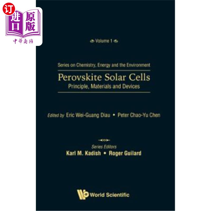 海外直订Perovskite Solar Cells: Principle, Materials and Devices 钙钛矿太阳能电池:原理,材料和器件
