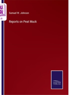 海外直订Reports on Peat Muck 泥炭泥报告
