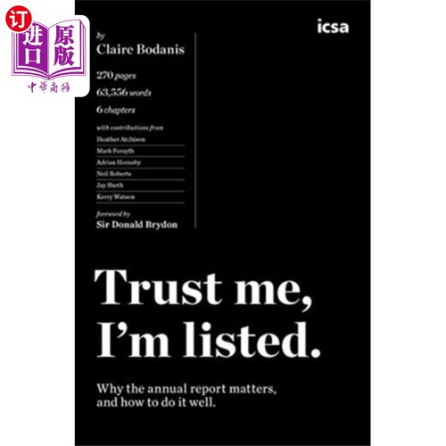 海外直订Trust me, I'm listed 相信我，我榜上有名