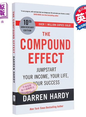 复利效应 6步骤引爆收入 生活和各项成就倍数增长 The Compound Effect 英文原版 Darren Hardy 投资理财【中商原版】