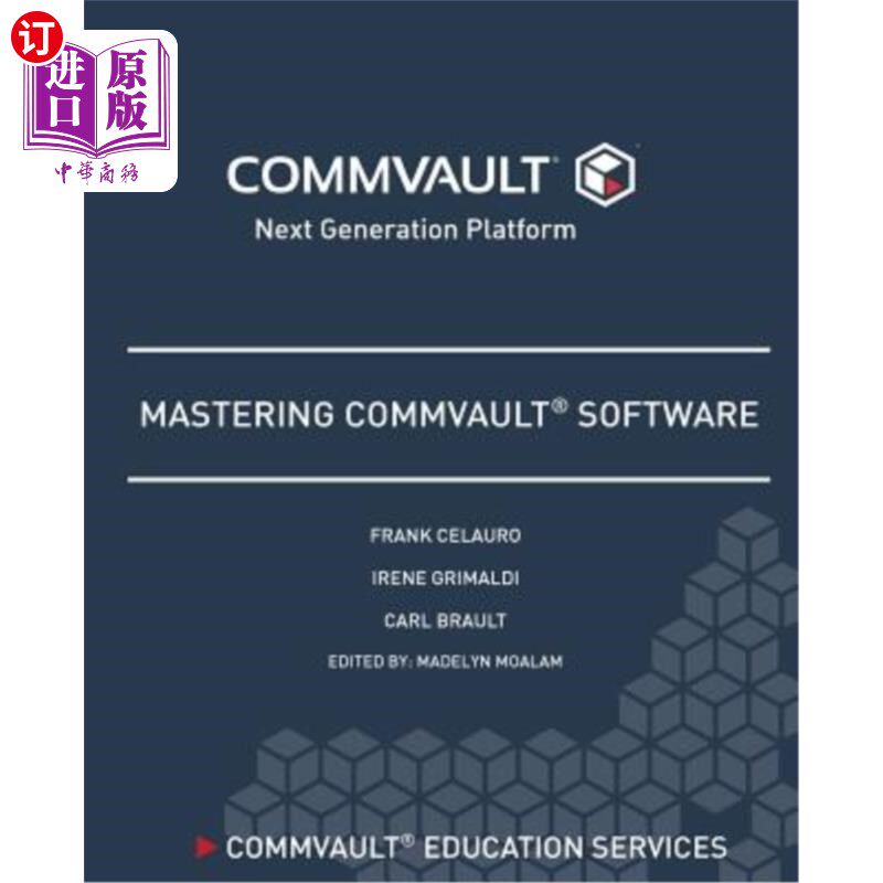 海外直订Mastering Commvault Software 掌握Commvault软件