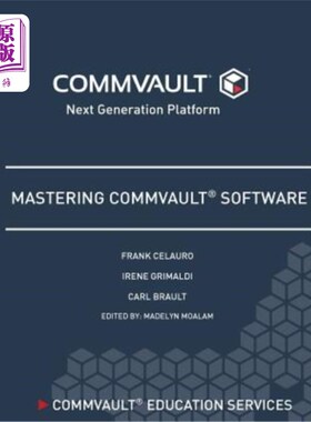 海外直订Mastering Commvault Software 掌握Commvault软件