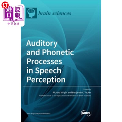 海外直订Auditory and Phonetic Processes in Speech Perception 语音感知中的听觉和语音过程