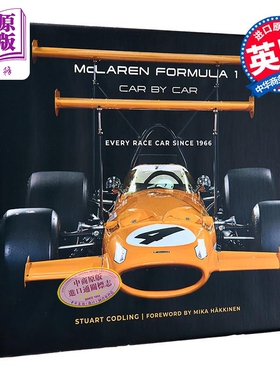 预售 迈凯轮 F1 车款 1996年至今全记录 McLaren Formula 1 Car by Car 英文原版 Stuart Codling 生活休闲 赛车【中商原版】