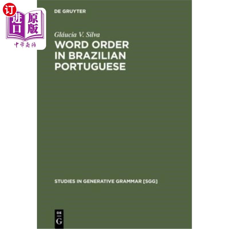 海外直订word order in brazilian portuguese 巴西葡萄牙语的词序