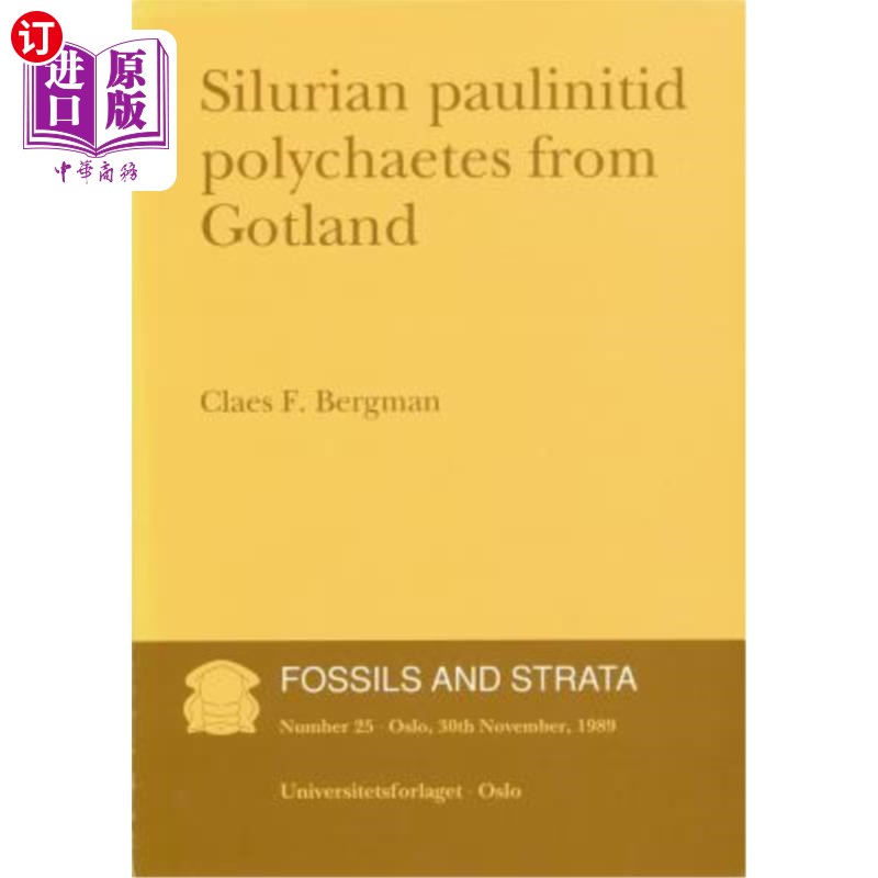 海外直订Silurian Paulinitid Polychaetes from Gotland 哥特兰岛志留纪保利期多毛纲