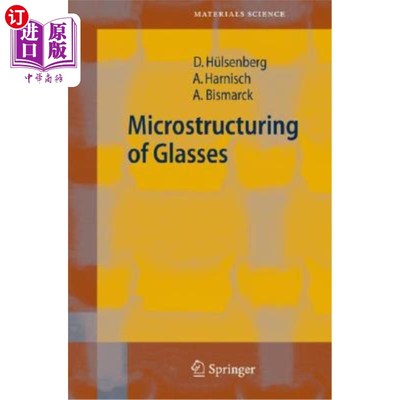 海外直订Microstructuring of Glasses 玻璃的微结构