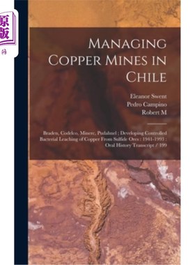 海外直订Managing Copper Mines in Chile: Braden, Codelco, Minerc, Pudahuel; Developing Co 智利铜矿管理公司:B