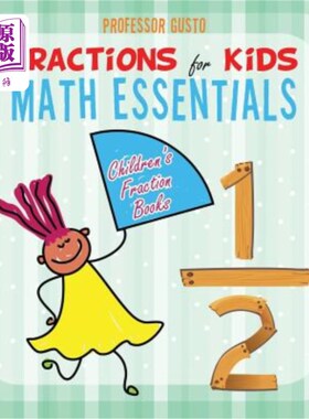 海外直订Fractions for Kids Math Essentials: Children's Fraction Books