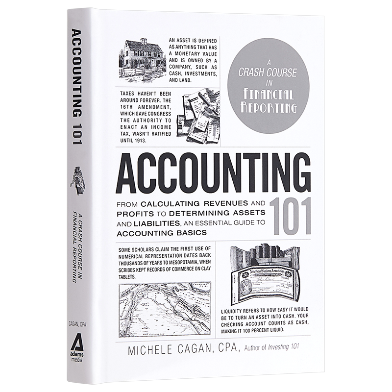 101系列:会计 英文原版 Accounting 101 Michele Cagan 财务管理书籍
