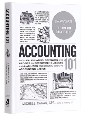 101系列：会计 英文原版 Accounting 101 Michele Cagan 财务管理书籍