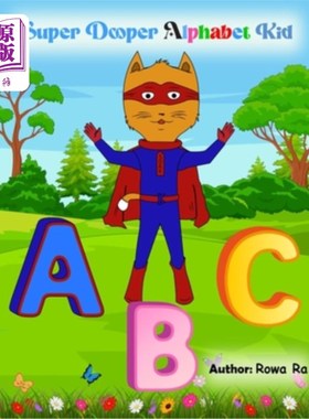 海外直订Super Dooper Alphabet Kid ABC Book 超级杜珀字母表儿童ABC书