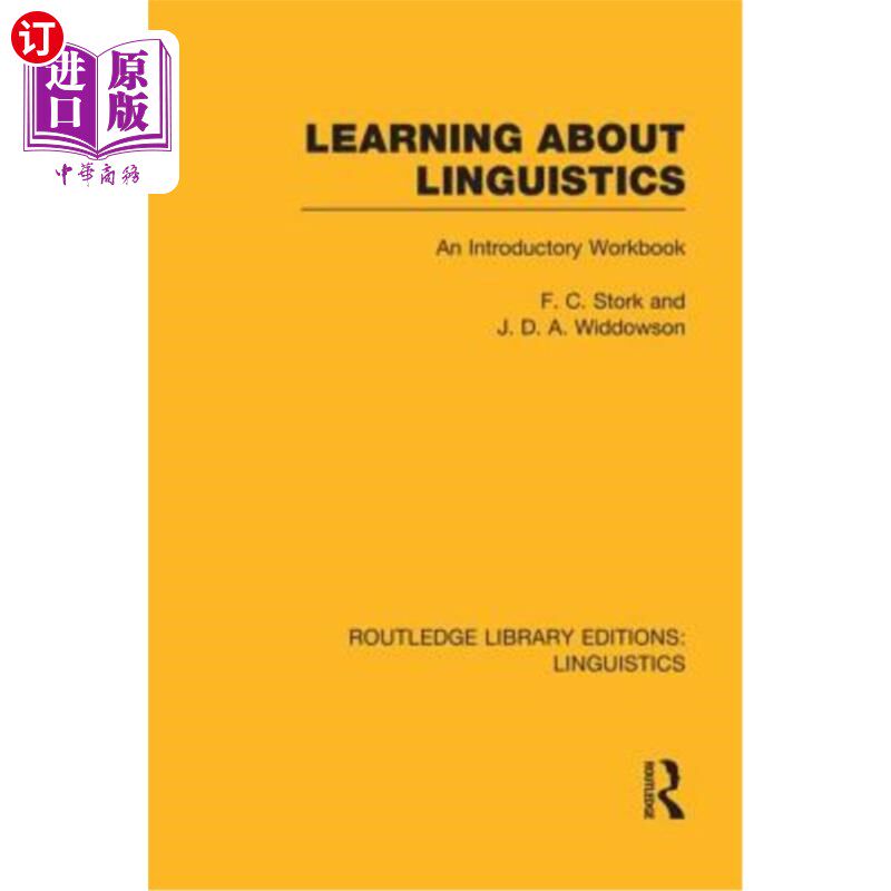 海外直订Learning about Linguistics (RLE Linguistics A: General Linguistics) 学习语言学
