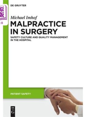 海外直订医药图书Malpractice in Surgery 手术失职：医院安全文化与质量管理