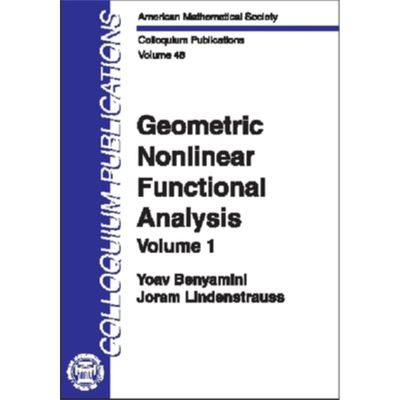 预售 几何非线性泛函分析 卷1 Geometric Nonlinear Functional Analysis 英文原版 Yoav Benyamini 普林斯顿【中商原版】