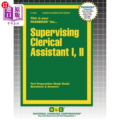 海外直订Supervising Clerical Assistant I, II 主管文书助理一、二