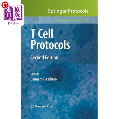 海外直订医药图书T Cell Protocols T细胞协议