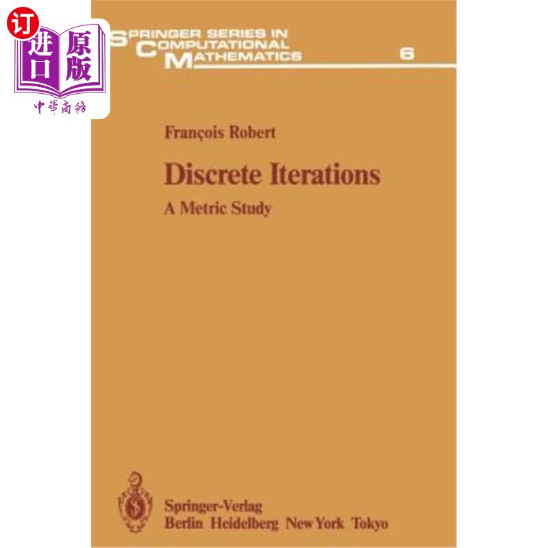 海外直订Discrete Iterations: A Metric Study 离散迭代：度量研究