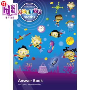 Nu... 答案书 Maths 超越数字 第一级 海涅曼活跃数学 Beyond Level First Active 海外直订Heinemann