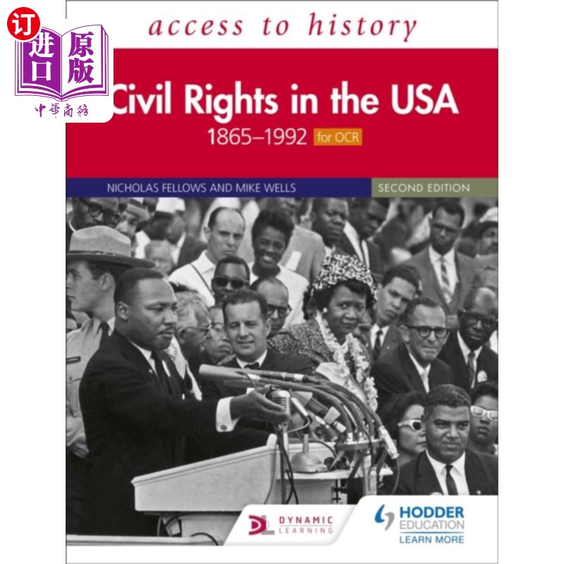 海外直订Access to History: Civil Rights in the USA 1865-...访问历史:公民权利在美国1865年至1992年的OCR第二版