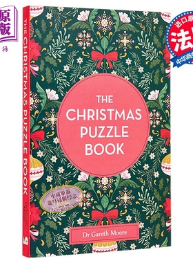 预售 圣诞谜题书 英文原版 The Christmas Puzzle Book Gareth Moore 益智游戏【中商原版】