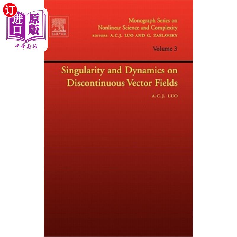 海外直订Singularity and Dynamics on Discontinuous Vector Fields: Volume 3 不连续向量场上的奇异性和动力学:卷3