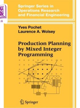 海外直订Production Planning by Mixed Integer Programming 混合整数规划生产计划