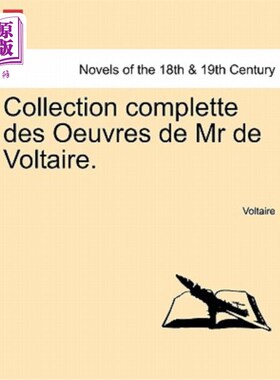 海外直订Collection complette des Oeuvres de Mr de Voltaire. 伏尔泰先生的全部作品。