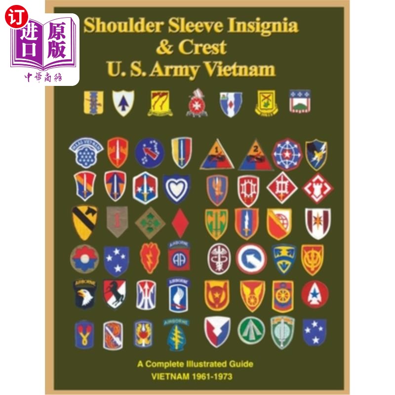 海外直订United States Army Vietnam Shoulder Sleeve Insignia 美国陆军越南肩章