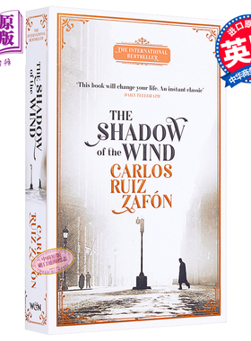 卡洛斯·鲁伊斯·萨丰：风之影（遗忘书之墓系列1）英文原版 The Shadow of the Wind 文学小说 Carlos Ruiz Zafon【中商原版
