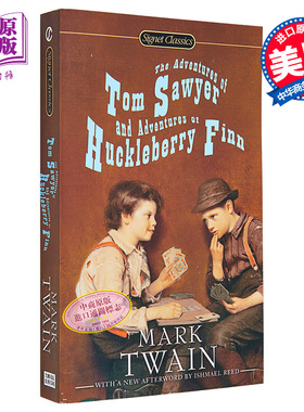 汤姆索亚历险记&哈克贝利·费恩历险记 英文原版 The Adventures of Tom Sawyer & Adventures of Huckleberry Finn马克·吐?