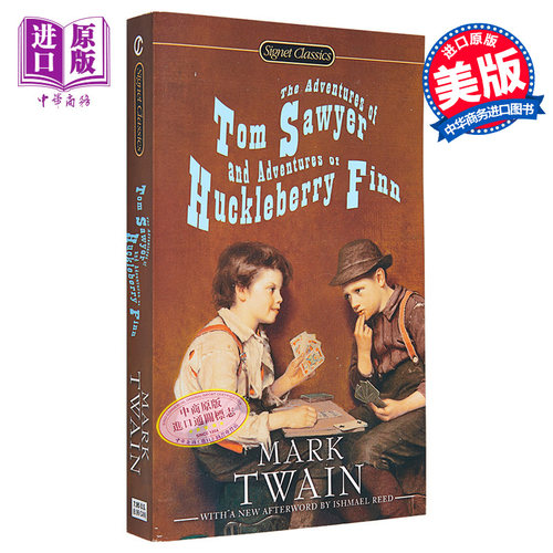汤姆索亚历险记&哈克贝利·费恩历险记 英文原版 The Adventures of Tom Sawyer & Adventures of Huckleberry Finn马克·吐?