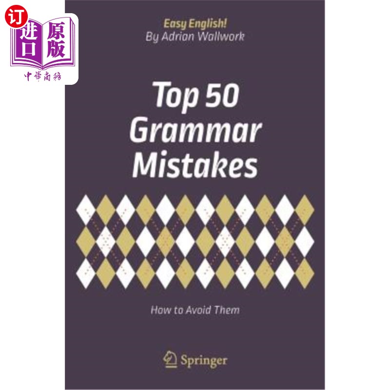 海外直订Top 50 Grammar Mistakes: How to Avoid Them 50大语法错误:如何避免