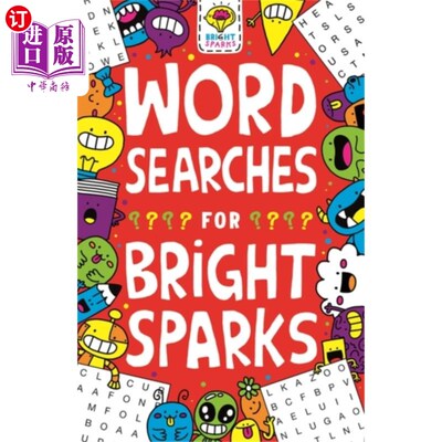 海外直订Wordsearches for Bright Sparks 搜索明亮的火花