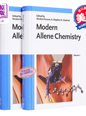 现货 现代丙二烯化学 2卷集 Modern Allene Chemistry 2V Set Norbert Krause 英文原版 中商原版 Wiley【中商原版】